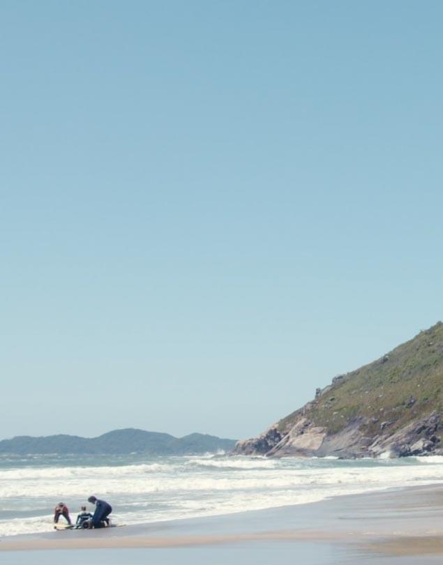 Banho de Mar em Florianópolis SC